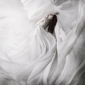 Ethereal White Flowing Grace by Anja Matko