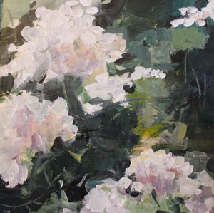 Painterly Garden Blooms by Anna-Karin Bergius