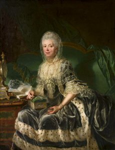 Portrait of Anna von Wartensleben by Anna Dorothea Therbusch