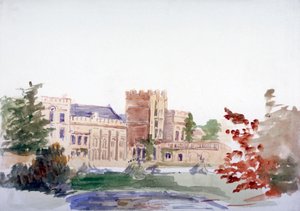 Castle Seen Through Trees
