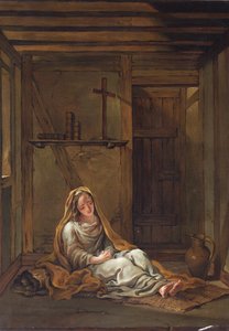 A lady in a cell