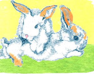 Easter Bunnies by Anna Platts
