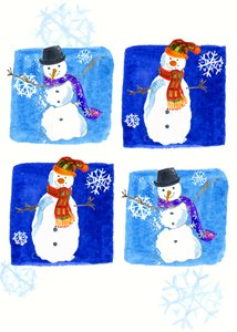 Snowmen by Anna Platts