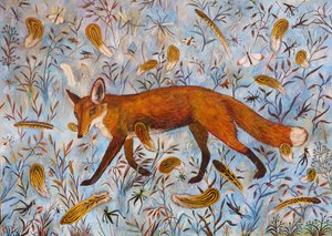 Blue fox by Anna Pugh