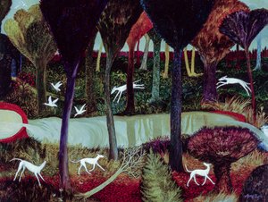 Gesso in the wood, 2005 by Anna Pugh