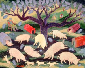 Happy man by Anna Pugh