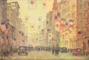 Fifth Avenue in the Armistice Winter by Anna Richards Brewster