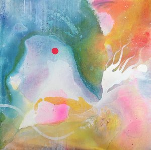 Abstract Red Dot Flow