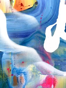 Vibrant Abstract Figure