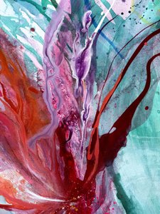 Vibrant Abstract Flow by Anna Viklund