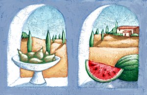 Italian Landscape by Annalisa Morrocco