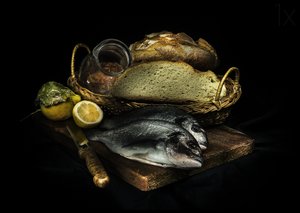 Bread Fish and Lemon