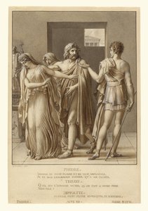 Phaedra Rejecting the Embraces of Theseus by Anne-Louis Girodet de Roucy-Trioson