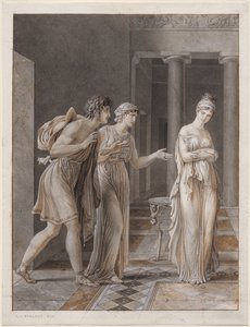 The Meeting of Orestes and Hermione by Anne-Louis Girodet de Roucy-Trioson