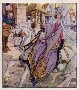 Nursery rhyme: Ride A Cock-Horse To Banbury Cross by Anne (after) Anderson