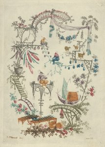 Chinoiserie from Nouvelle Suite de Cahiers Arabesques Chinois, 1790-99 by Anne Allen