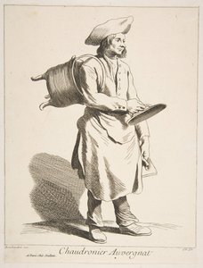 Coppersmith from Auvergne, 1737 by Anne Claude Philippe de Caylus