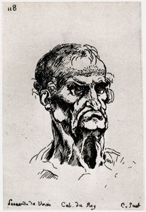 Drawing after Leonardo de Vinci