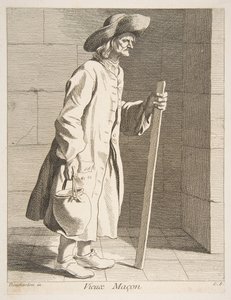 Old Bricklayer by Anne Claude Philippe de Caylus
