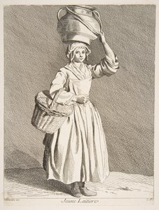 Young Milkmaid by Anne Claude Philippe de Caylus