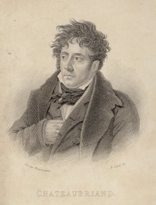 Portrait of vicomte de Chateaubriand by Anne Louis Girodet de Roucy Trioson