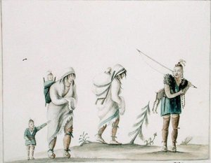 Indian Family by Anne Marguerite Hyde de Neuville