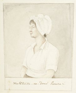 Portrait of a Mulatto Girl by Anne Marguerite Hyde de Neuville
