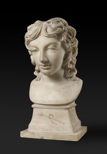 Bust portrait of Prince Henry Lubomirski in the character of Bacchus, c. 1787