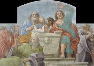Apostles Around the Empty Sepulchre, 1604-1607