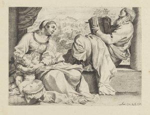 Holy Family with the Young John the Baptist by Annibale Carracci