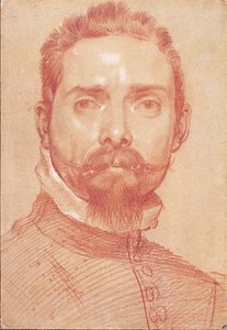 Portrait of the Lute Player Giulio Mascheroni by Annibale Carracci