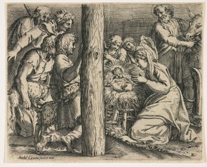 The Adoration of the Shepherds, c.1606 by Annibale Carracci