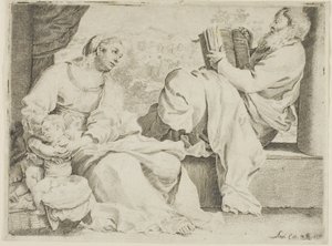 The Holy Family with Saint John the Baptist by Annibale Carracci