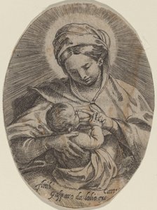 The Madonna Nursing the Christ Child by Annibale Carracci
