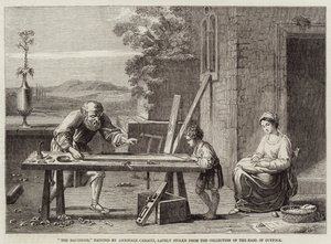 The Raboteur by Annibale Carracci