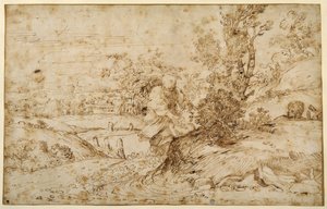 The Return from the Flight by Annibale Carracci