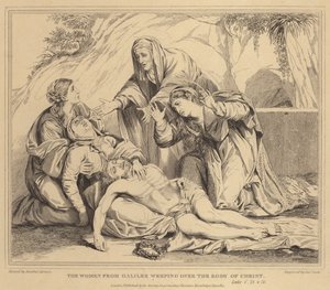 The Women from Galilee Weeping over the Body of Christ, Luke by Annibale Carracci