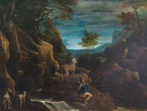 The Vision of Saint Eustace by Annibale Carracci