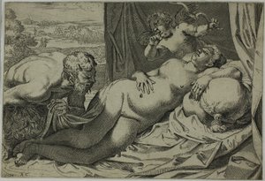 Venus and Satyr