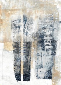 Muted Vertical Abstract by Annick