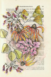 Vintage Botanical Study by Annick