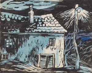 House at Night by Anny Dollschein