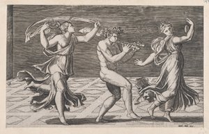 Speculum Romanae Magnificentiae: Dance of Fauns and Bacchants, early 16th Century by Anon