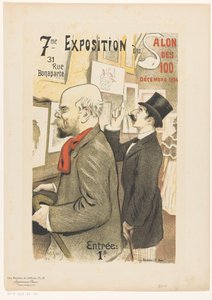 Advertisement for the Seventh Exhibition of the Salon des Cent by Anonymous