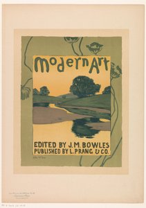 Advertisement for the Magazine Modern Art (series title: Les Maîtres de l