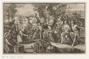 Allegory of the Dutch East India Company by Anonymous