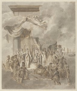 Allegory of the Reign of King Willem I, 1838 by Anonymous
