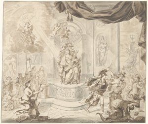 Allegory on the Expulsion of the Wind Traders from the Amsterdam Stock Exchange, 1763 by Anonymous