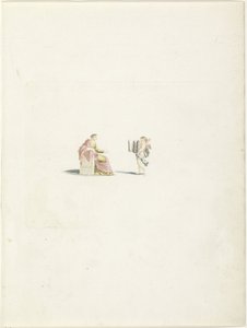 Amor Presents a Book to a Muse by Anonymous