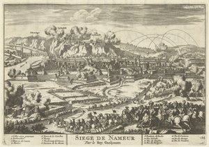 Siege of Namur by King William III, 1695 by Anonymous